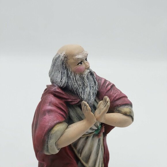 Large Plaster Statue-Moses Parting the Sea -Vintage -10" Tall - Picture 5 of 7